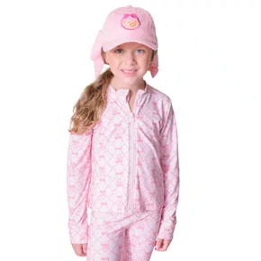 Casaqueto Light Raquetes Laços Rosa Pituchinhus