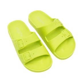 Chinelo Birken Lima Neon Momi