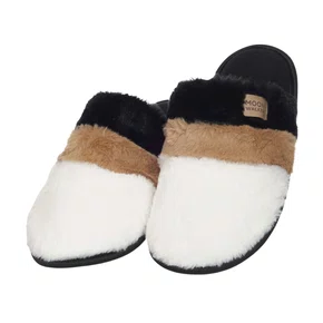 Chinelo Pantufa Pelinho Off  White Lua Lua