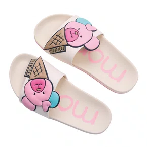 Chinelo Slider Ursinho Sorvete Momi