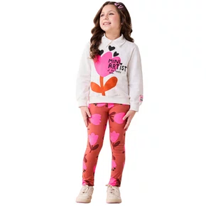 Conjunto Blusao e Legging Tulipas Bimbi