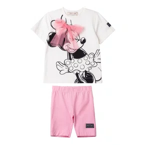 Conjunto Legging Minnie Laço Tule Anime