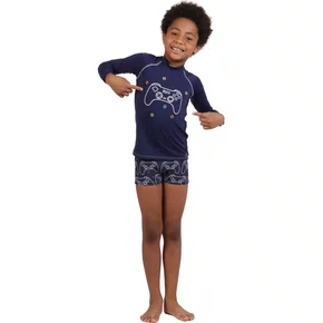 Conjunto Lucca Manga Longa Play Siri Kids