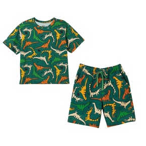 Conjunto Malha Dinolinha Verde Bento