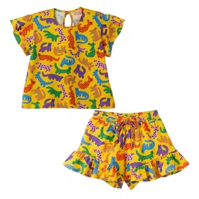 Conjunto Malha Oncitas Amarelo Fabula