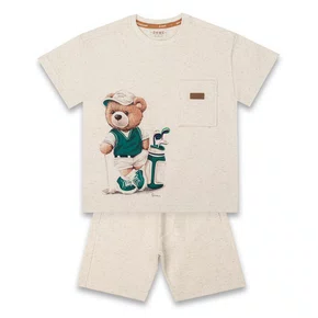 Conjunto Mescla Linho Teddy Golf  Dame