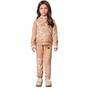 Conjunto Minnie Patches Bege Khaki Anime