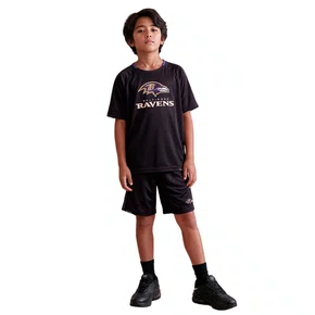 Conjunto NFL Baltimore Ravens Preto Youccie