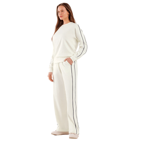 Conjunto Off Listra Lateral Preto Cor Com Amor