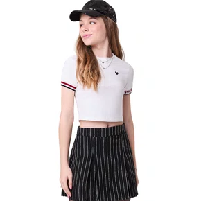 Cropped Mickey Barra Tricot Perola I Am