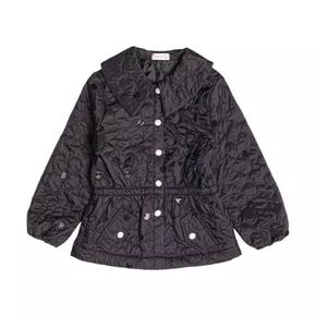 Jaqueta Matelasse com Paete Preto Momi