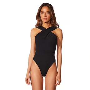 Maiô Transpassado Lisos Hermosa Preto Cia Maritima