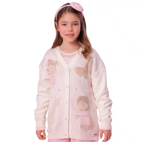 Maxi Casaco Tricot Fadas E Unicornios Off Pituchinhis