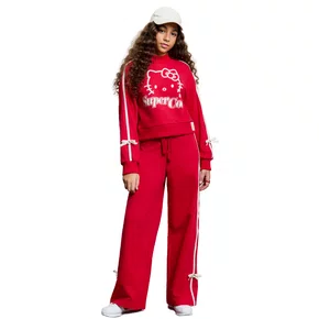 Moletom Hello Kitty Super Cool Vermelho Authoria