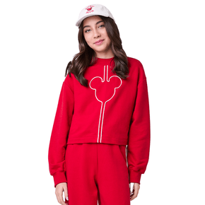 Moletom Mickey Minimalista Vermelho I Am