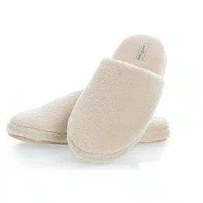Pantufa Chinelo Easy Colors Fleece Bege Daniela Tombini