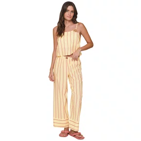 Pijama Alça Com Calça Feminino Blush Honey Lua Lua