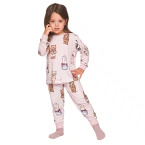 Pijama Baby Sweet In Berries Ursinhos Lua Lua