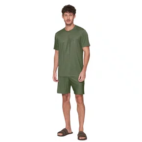 Pijama Curto Classic Masculino Ease Cactus Lua Luá