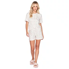 Pijama Curto Feminino All Print Beauty Flow Lua Luá