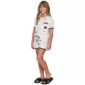 Pijama Curto Infantil Magic Wishes Lua Lua