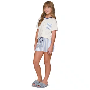 Pijama Curto Infantil Menina Best Time Ever Lua Lua