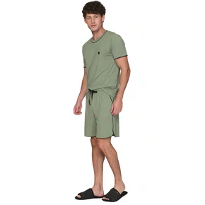 Pijama Curto Masculino Deep Mirage Tea Lua Lua