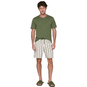 Pijama Curto Masculino In Bears We Trust Lua Lua