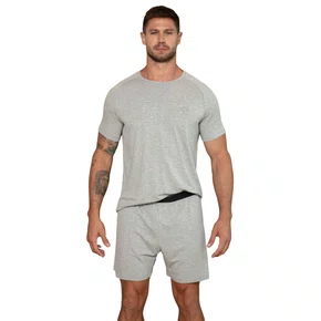 Pijama Curto Masculino Viscose Mescla Up Man