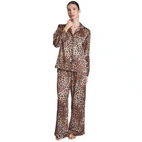 Pijama Feminino Cetim Longo Panther Revedenfant