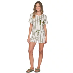 Pijama Feminino Curto In Bears We Trust Lua Lua