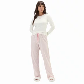Pijama Feminino Lacinhos Rosa Cor com Amor