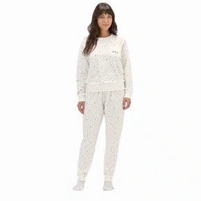 Pijama Feminino Moletinho Poás e Corações Cor com Amor