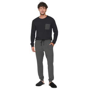 Pijama Jogger Masculino Back In Black Lua Lua