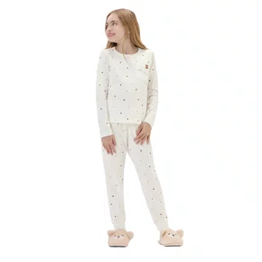 Pijama Kids Malha Off Micro Ursos Cor com Amor