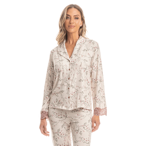 Pijama Longo Aberto Brinco De Princesa Daniela Tombini