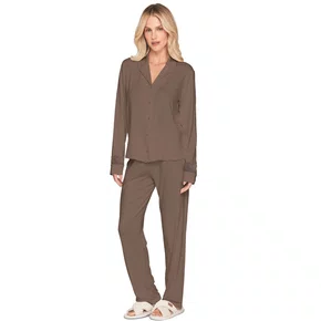 Pijama Longo Aberto Serenity Nut Lua Lua