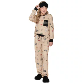 Pijama Longo Comfort Infantil Happy Place Lua Lua