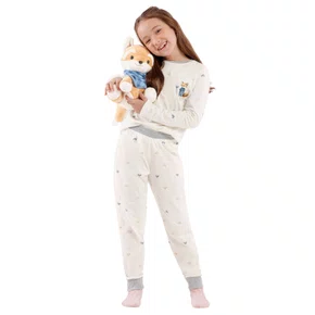 Pijama Longo Infantil Raposinha Cor Com Amor