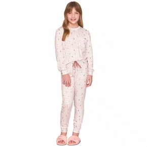 Pijama Longo Jogger Kids Charmy Cottage Lua Lua
