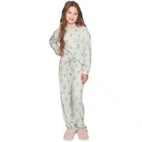 Pijama Longo Kids Gentle Quacks Verde Lua Lua
