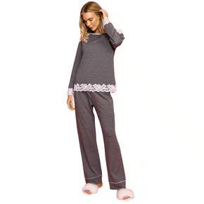 Pijama Manga Longa Dubrovnik Mescla Miss Victtoria