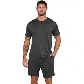 Pijama Masculino Curto Poliamida Mescla Marinho Up Man