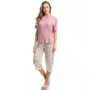 Pijama Pescador Brinco de Princesa Rosa Daniela Tombini