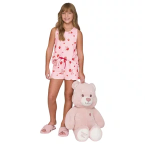 Pijama Regata Infantil Nina Always In Love Lua Lua