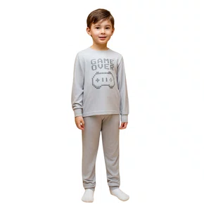 Pijama Teen Melange Cinza Game Dedeka
