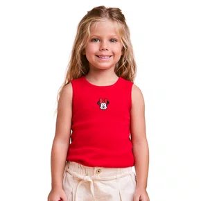 Regata Canelada Minnie Vermelho Anime