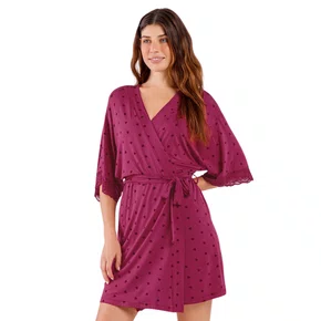 Robe Curto Corações Marsalla Cor Com Amor