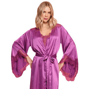 Robe Curto Dubai Liso Roxo Miss Victtoria