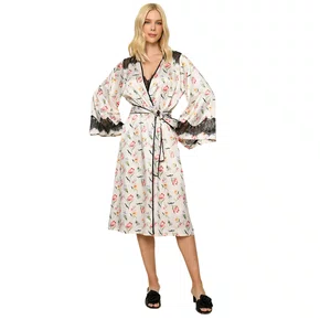 Robe Midi Amanda Floral Amarelo Miss Victtoria